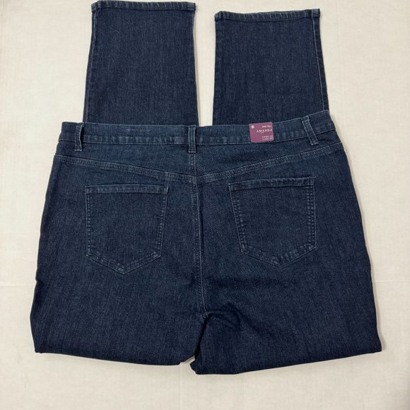 Gloria Vanderbilt Sz 20W Tall Amanda Classic High Rise Tapered Jeans - Picture 10 of 14
